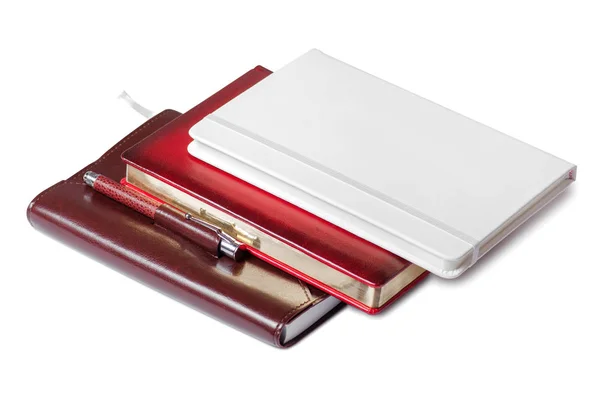 Pamiętnik notebook na białym tle izolacji — Zdjęcie stockowe