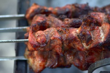 Şiş kebap Barbekü makro