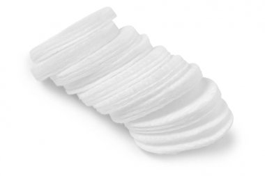 Cotton pads isolation clipart