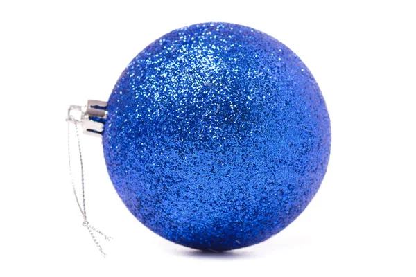 Christmas decoration blue Christmas tree toy Royalty Free Stock Images