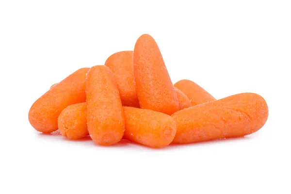 Izolacji małe marchewki — Zdjęcie stockowe