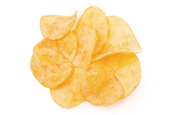 Chips goldener Snack — Stockfoto