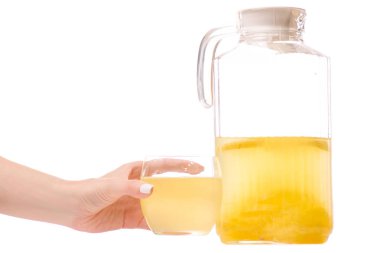 El bir limonata cam sürahi