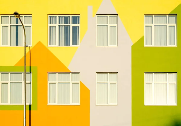 Multicolored house kindergarten — Stock Photo, Image