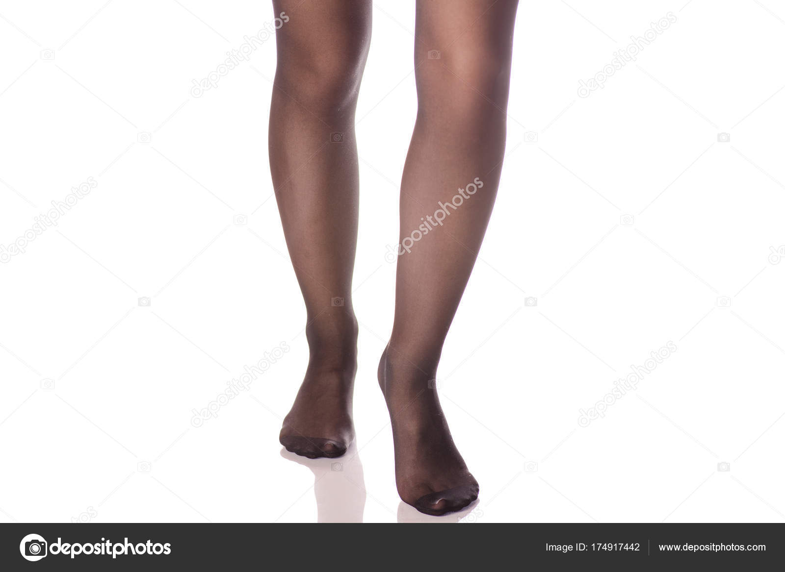 Черные Колготки Ноги Фото