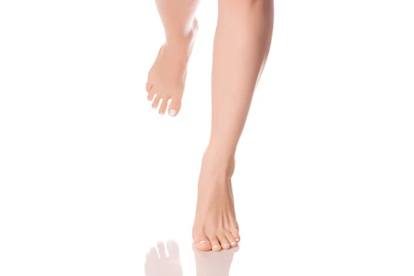 女性の足のかかと美容医学 — ストック写真