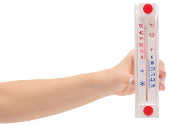 Термометр женского ручного отделения — стоковое фото