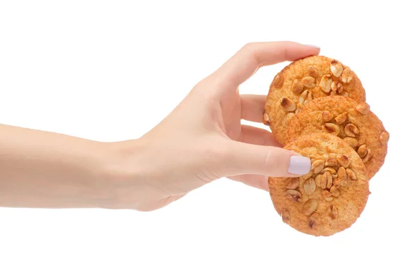 Женское печенье с орехами — стоковое фото