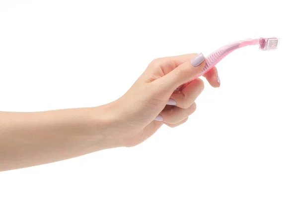 Female razors shaving female hand — Stock Photo, Image