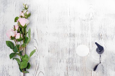 Vücut ve el wadded bir pad için krem