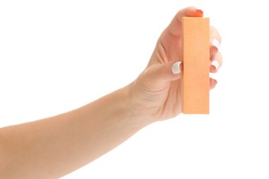 Kadın eli manikür merhemi.