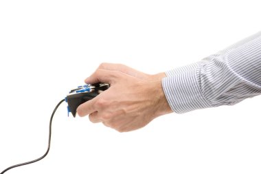 Gamepad ile erkek el