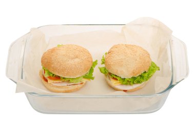 Sıcak çizburger bir Züccaciye Mağazaları