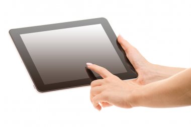 Erkek tablet yalıtım eller