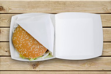 Bir kutu içinde Burger