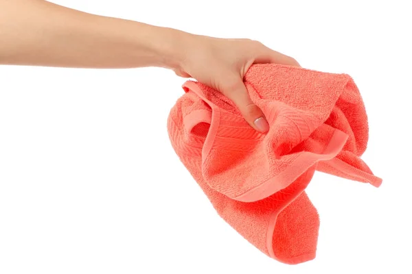 Ręcznik ręka wytrzeć — Zdjęcie stockowe