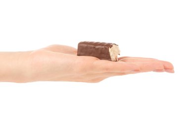 Süzme peynir lor çikolata sır el