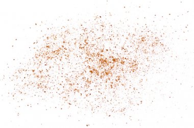 Zemin üzerinde beyaz bir arka plan baharat kişniş kazık