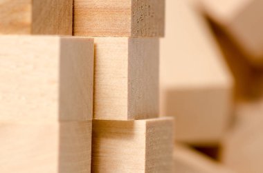 Ahşap blok arka plan makro fotoğraf