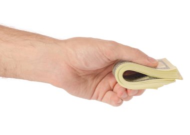 parayı elinde bir tomar