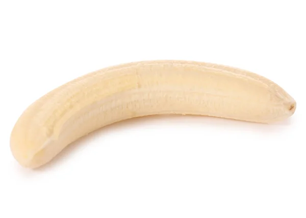 Очищені банан, ізольовані — стокове фото