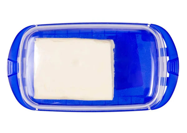Butter dish isolation — Stock Photo, Image