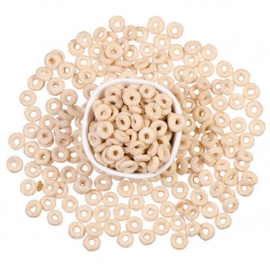 Bir kase mısır gevreği yüzük