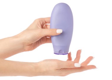 Plastik konteyner el için el kremi