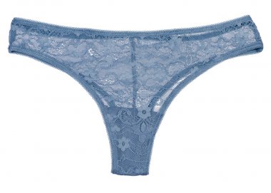 Kadın dantel mavi külot