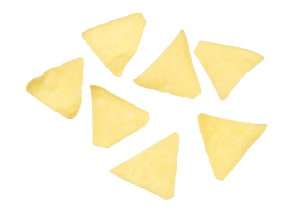 Chips top view — Stock Photo, Image