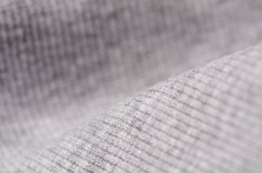 Gri kumaş giyim makro