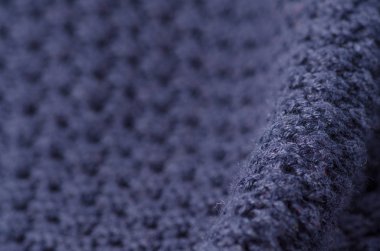 Mavi kumaş giyim makro