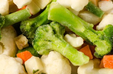 Dondurulmuş sebze karışımı doğal makro
