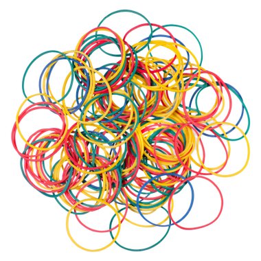 Kırtasiye çok renkli lastik bantlar