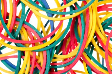 Kırtasiye çok renkli lastik bantlar