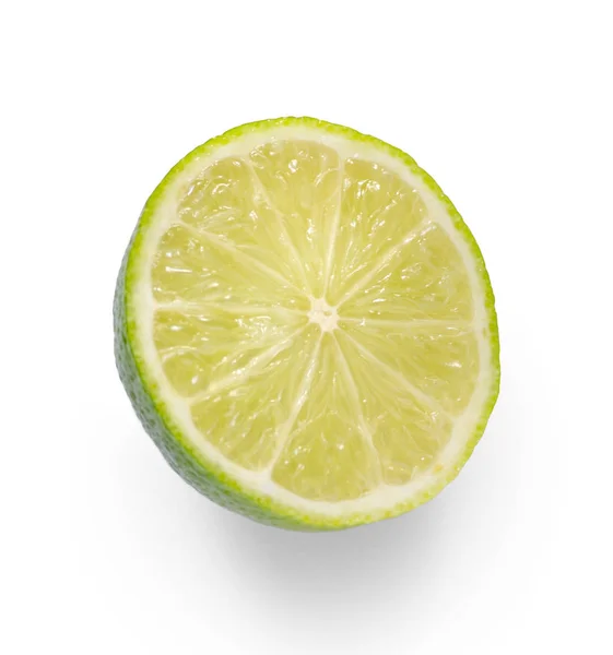 Limão no isolamento de fundo branco — Fotografia de Stock