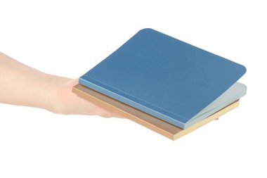 İki günlük defter elinde