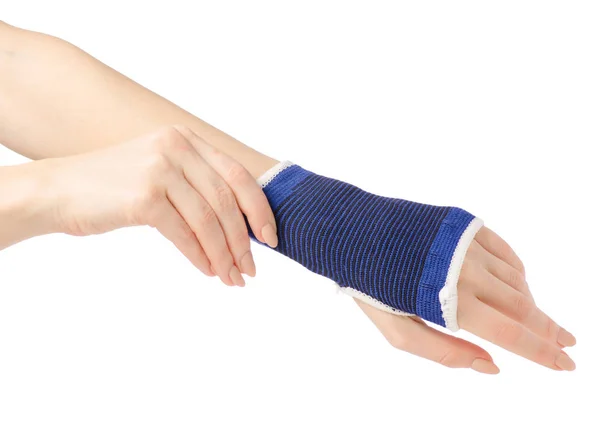 Bandage på den arm medicinskt — Stockfoto