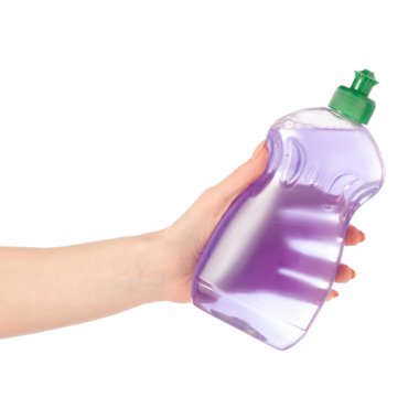 Bulaşık yıkama deterjan dispenseri şişe el leylak lavanta