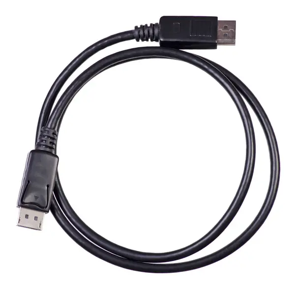 Isolamento do cabo displayport — Fotografia de Stock