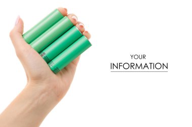 Bir el model 18650 piller