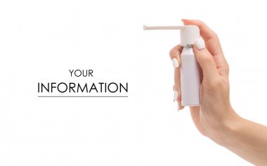 Boğaz eller Tıp Sağlık desen için sprey