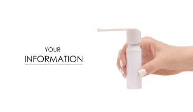 Boğaz eller Tıp Sağlık desen için sprey