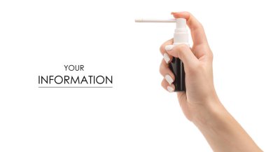 Boğaz eller Tıp Sağlık desen için sprey