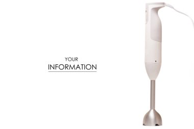 Daldırma beyaz blender model