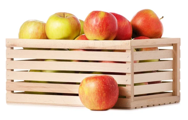 A box of apples — Stock Photo, Image