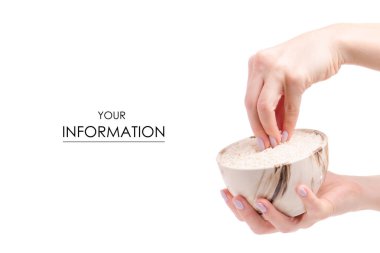 Pirinç kroket pial plaka erkek içinde desen eller