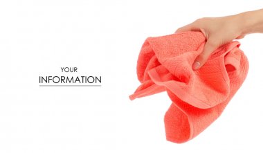 El Temizleme işlemi deseni havlu