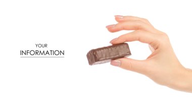 Süzme peynir lor çikolata sır el desen