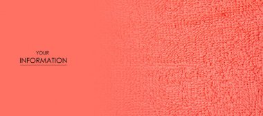 Havlu makro model şeftali turuncu güzellik sağlık